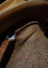 Edison Harris Tweed Jacket - Brown Check