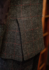 Edison Harris Tweed Jacket - Red Check