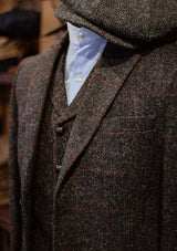 Edison Harris Tweed Jacket - Red Check