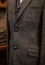 Edison Harris Tweed Jacket - Red Check
