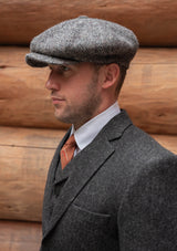Edison Harris Tweed Jacket - Charcoal Herringbone