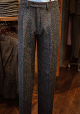 Edison Harris Tweed Trousers - Red Check