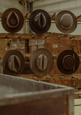 Reuben High Crown Fedora - Light Brown