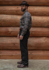 Jack Trouser - Black Flannel