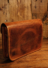 Saddle Leather Satchel - Tan