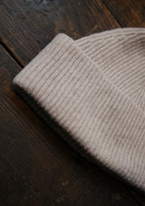 Lambswool Beanie Hat - Oat