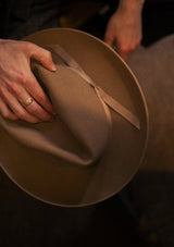 Burbank Rancher Hat - Open Crown - Oat