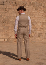 Brockman Waistcoat - Sand Prince of Wales