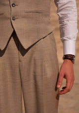 Brockman Waistcoat - Sand Prince of Wales