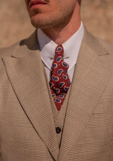 Brockman Waistcoat - Sand Prince of Wales
