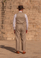 Brockman Waistcoat - Sand Prince of Wales