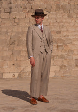 Brockman Waistcoat - Sand Prince of Wales