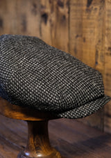 Regency 50 Pence Flat Cap - Grey Fleck Tweed