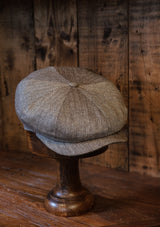 Regent Baker Boy - (Narrow Width) Summer Silk - Grey Herringbone