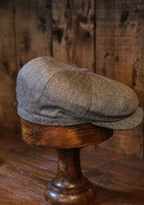 Regent Baker Boy - (Narrow Width) Summer Silk - Grey Herringbone