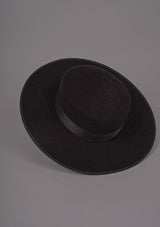 Sevillian Wide Brim Riding Hat - Black