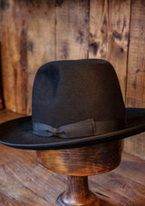 Barstow Wide Brim Fedora - Black