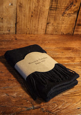 Merino Wool Scarf - Navy