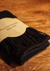 Merino Wool Scarf - Navy