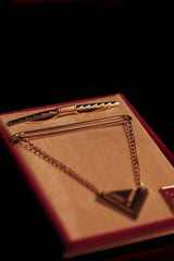 1930's Deadstock Collar & Tie Bar Set By Hadley In Original Gift Box #2