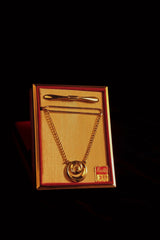 1930's Deadstock Collar & Tie Bar Set By Hadley In Original Gift Box #5