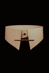 Genuine 1940's Flat Front Collar Bar By Swank - Large