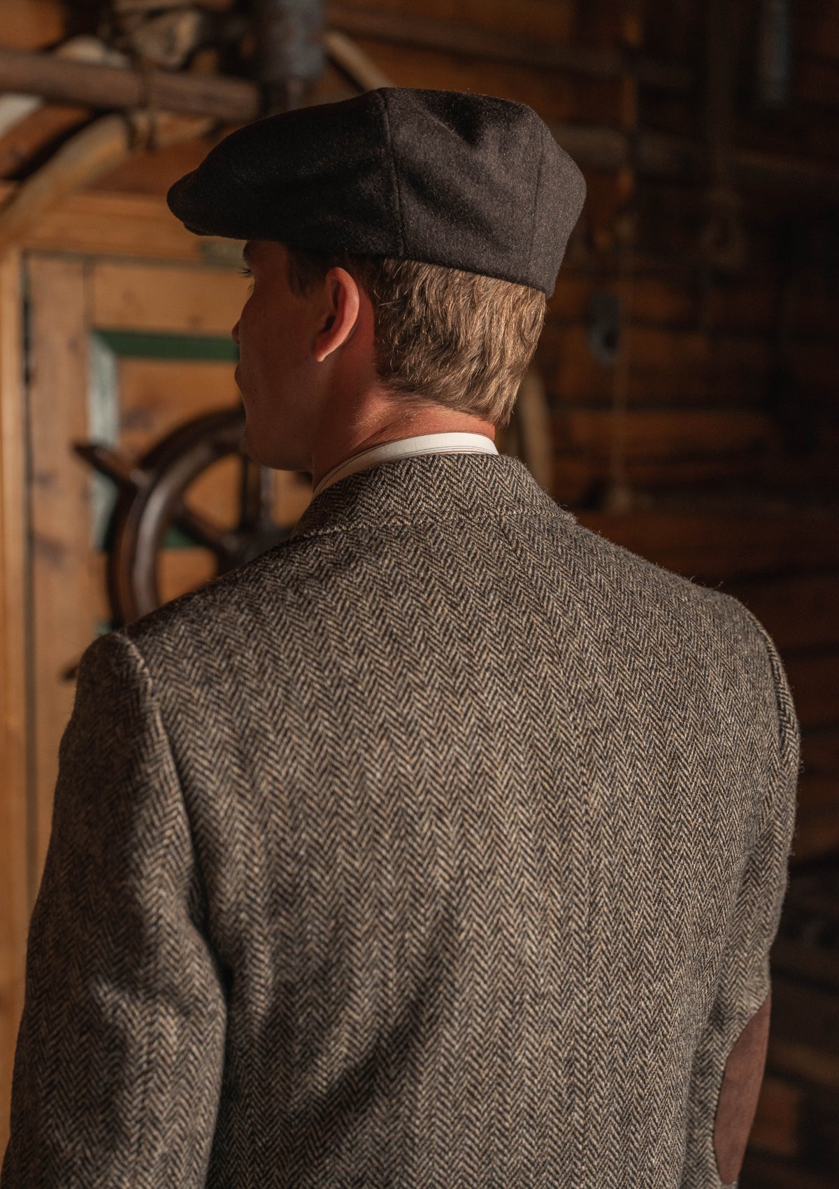 Bailey Harris Tweed Jacket - Old Oak Herringbone