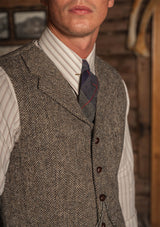 The Bailey Harris Tweed Suit - Old Oak Herringbone