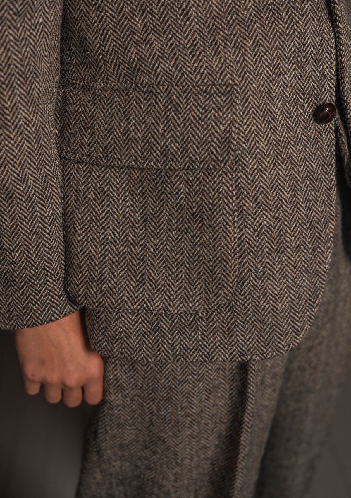 Bailey Harris Tweed Jacket - Old Oak Herringbone