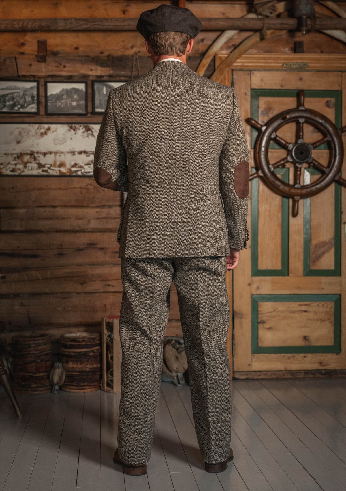 Bailey Harris Tweed Jacket - Old Oak Herringbone
