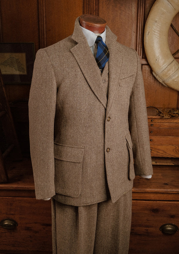 Bailey Harris Tweed Jacket - Wheat Herringbone