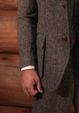 Bailey Harris Tweed Jacket - Grey Herringbone