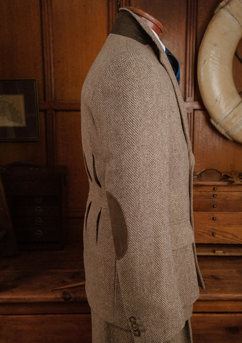 Bailey Harris Tweed Jacket - Wheat Herringbone