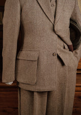 Bailey Harris Tweed Jacket - Wheat Herringbone