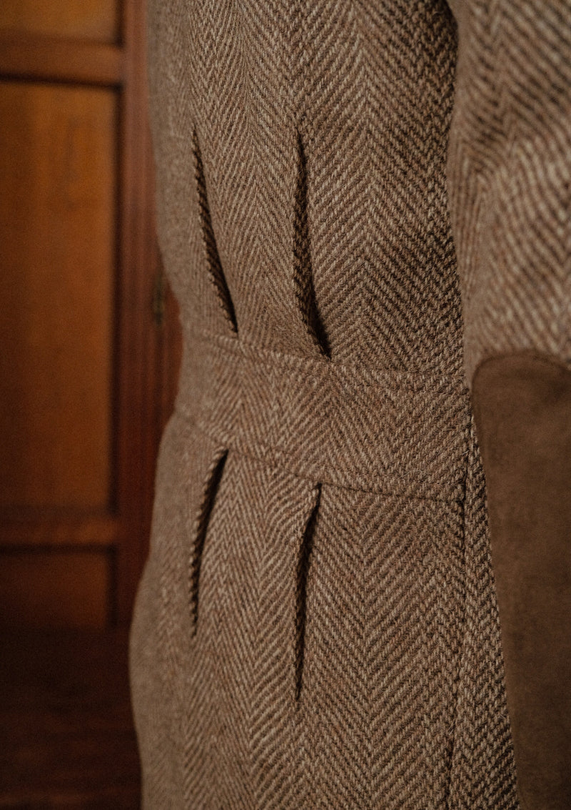 Bailey Harris Tweed Jacket - Wheat Herringbone