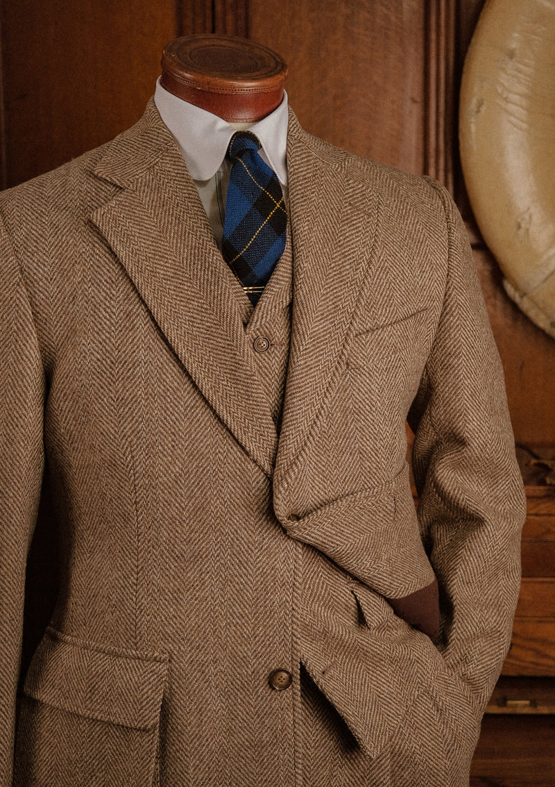 Bailey Harris Tweed Jacket - Wheat Herringbone