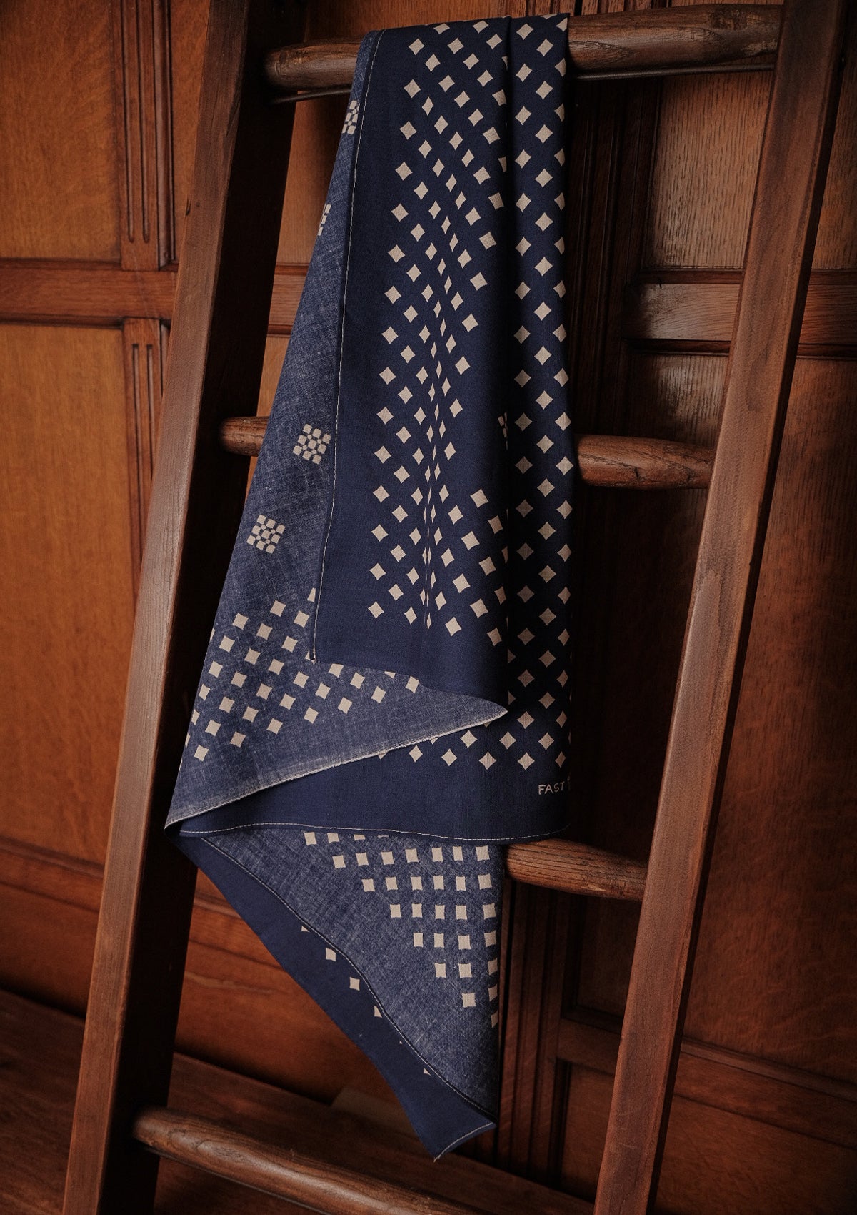 'Indigo Wayfarer' 100% Selvedge Cotton Bandana - #6