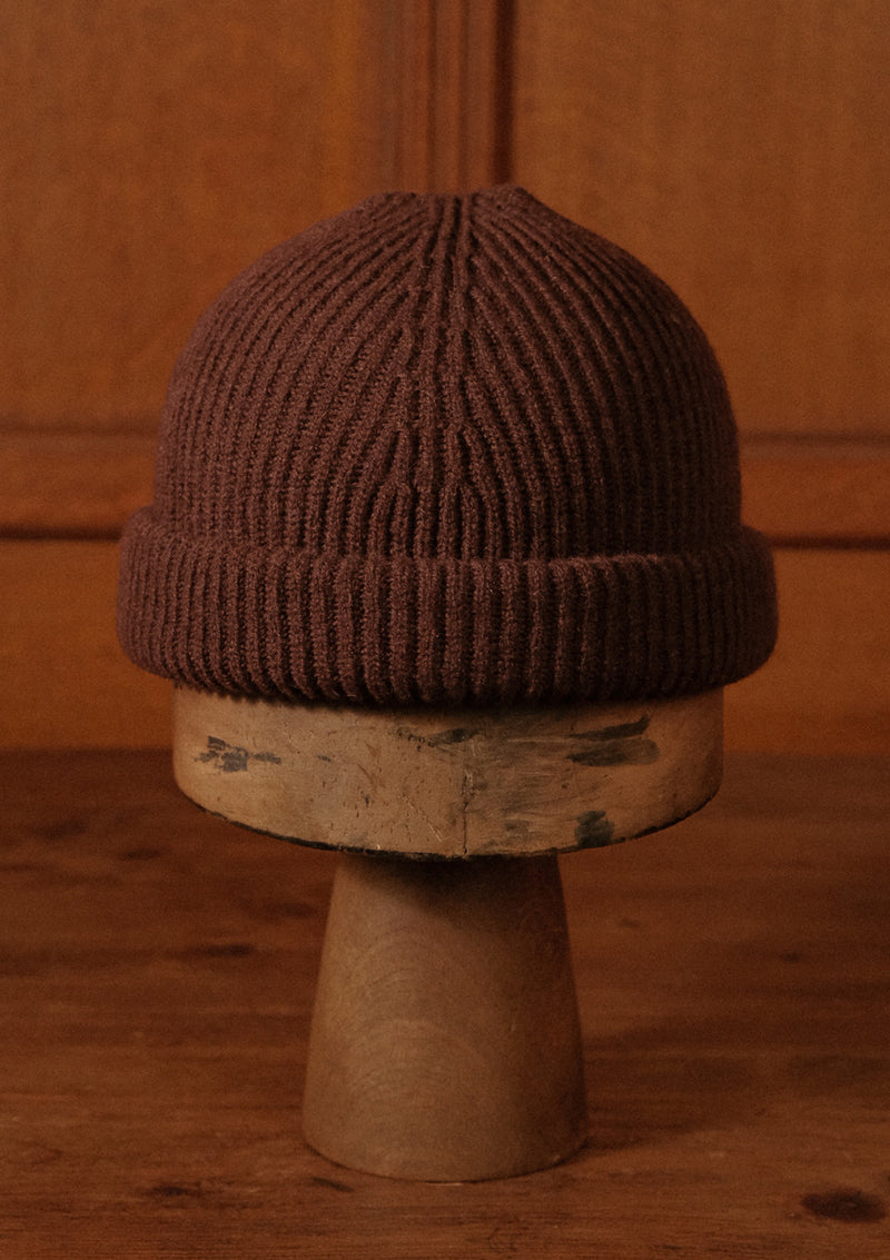 Lambswool Beanie Hat - Smoked Cedar – Thomas Farthing London