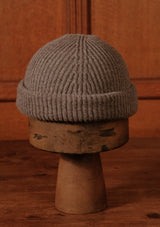 Lambswool Beanie Hat - Grey