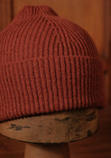 Lambswool Beanie Hat - Fired Maple