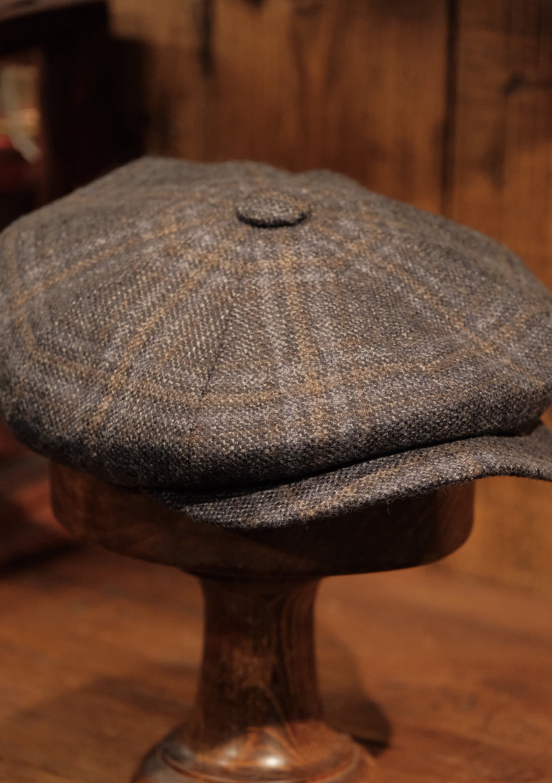 Archive Sale Baker Boy - (Mid Width) Blue Check