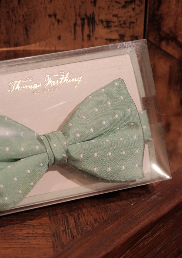 Silk Pre-Tie Bow Tie - Mint