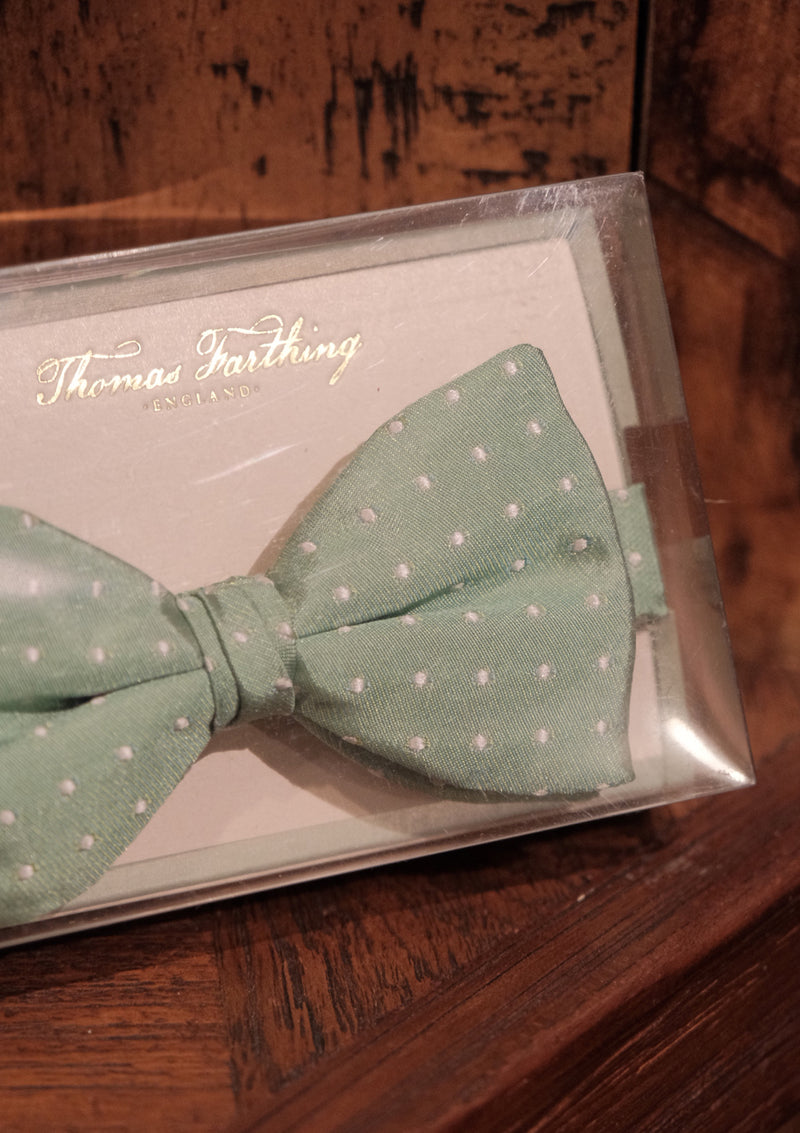 Silk Pre-Tie Bow Tie - Mint