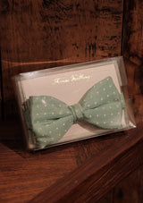 Silk Pre-Tie Bow Tie - Mint