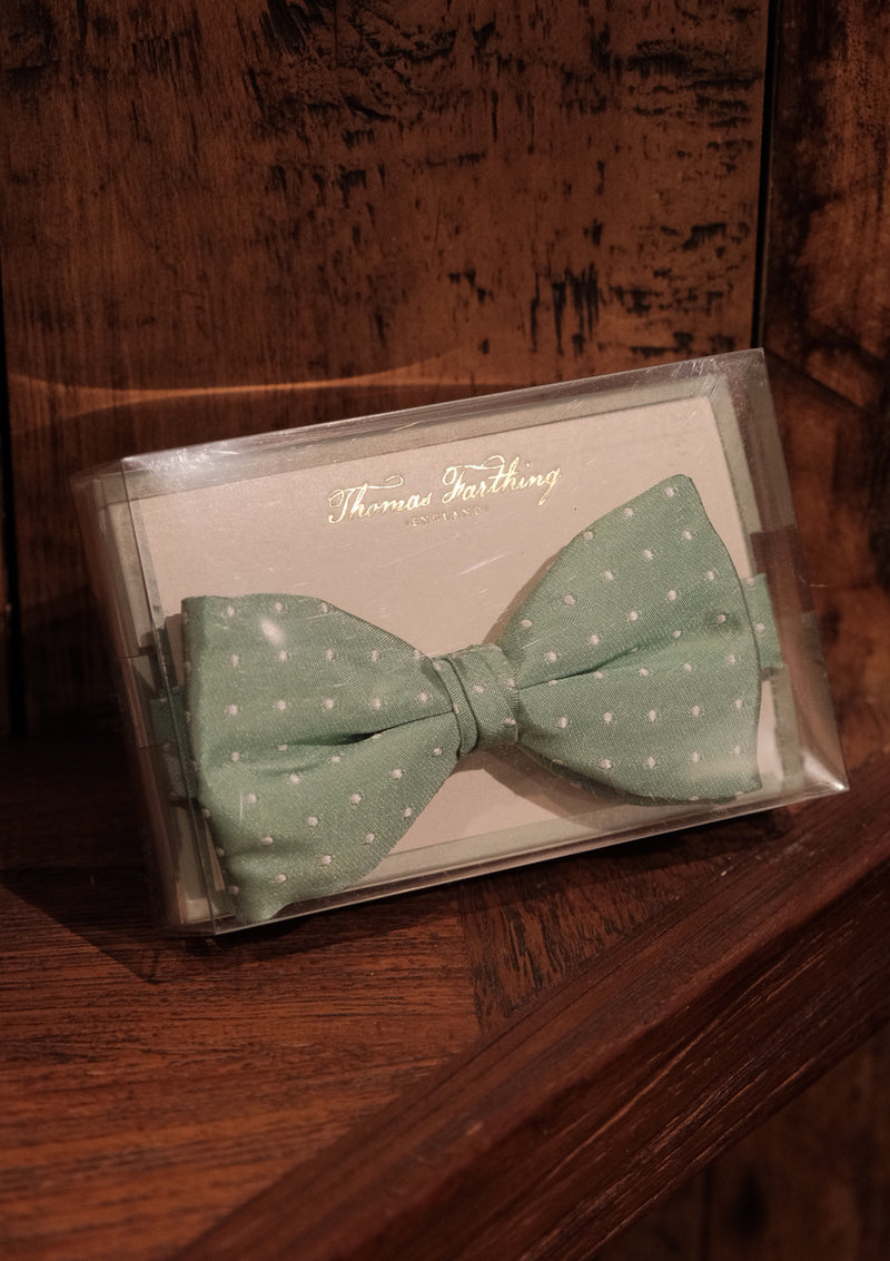 Silk Pre-Tie Bow Tie - Mint