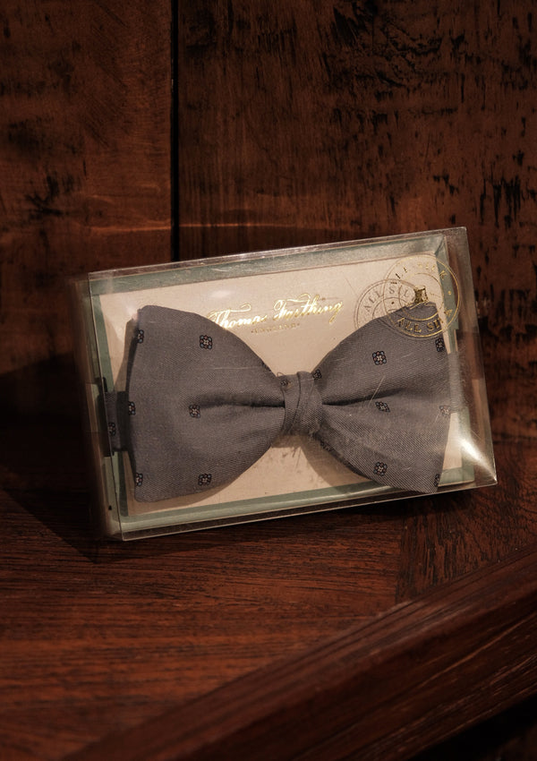 Silk Pre-Tie Bow Tie - Grey
