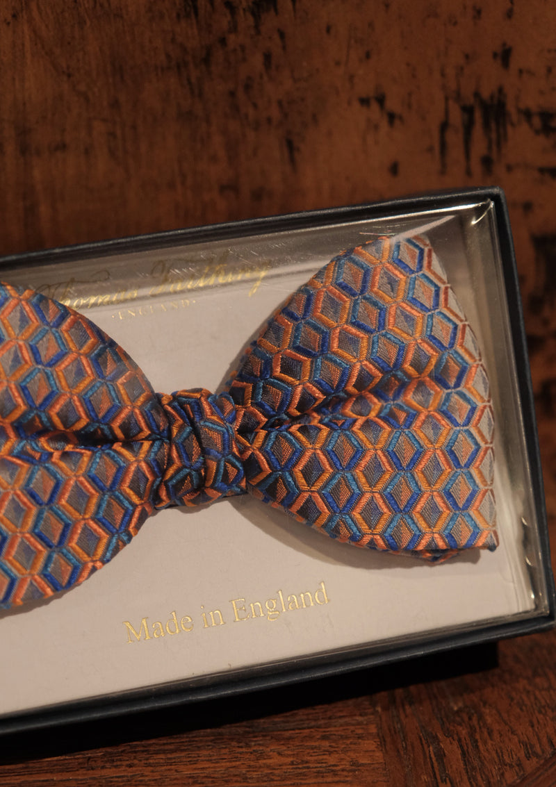 Silk Pre-Tie Bow Tie - Purple Diamond