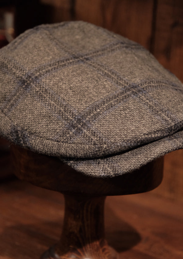 Archive Sale Flat Cap - Grey Windowpane