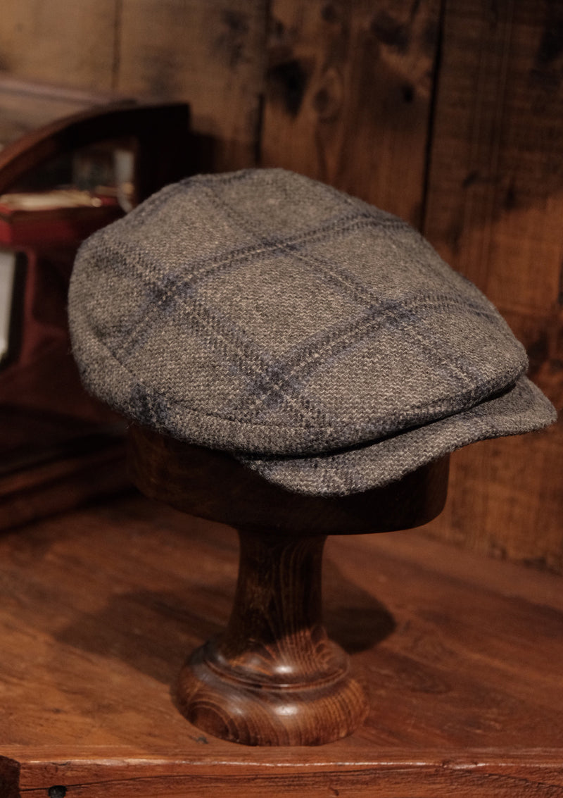 Archive Sale Flat Cap - Grey Windowpane