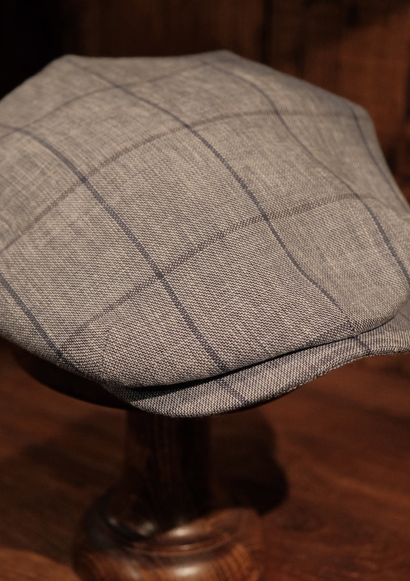 Archive Sale 50 Pence Cap - Grey Windowpane